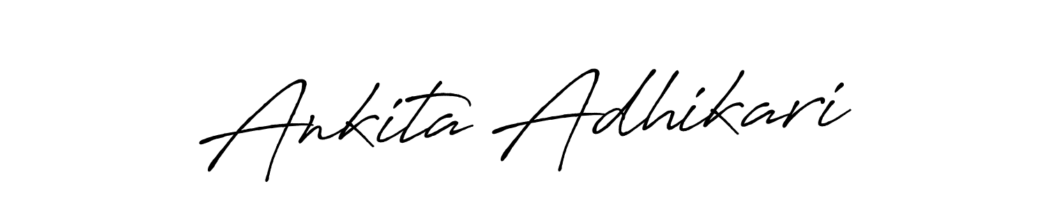 Here are the top 10 professional signature styles for the name Ankita Adhikari. These are the best autograph styles you can use for your name. Ankita Adhikari signature style 7 images and pictures png