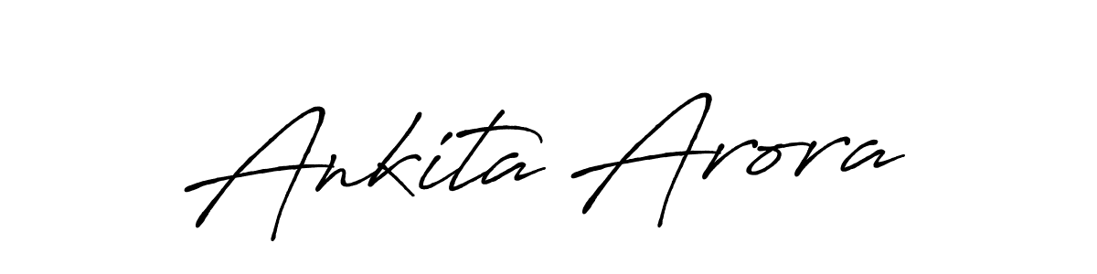 How to make Ankita Arora signature? Antro_Vectra_Bolder is a professional autograph style. Create handwritten signature for Ankita Arora name. Ankita Arora signature style 7 images and pictures png