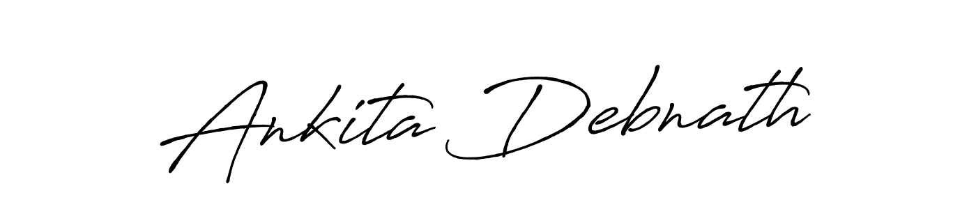 It looks lik you need a new signature style for name Ankita Debnath. Design unique handwritten (Antro_Vectra_Bolder) signature with our free signature maker in just a few clicks. Ankita Debnath signature style 7 images and pictures png