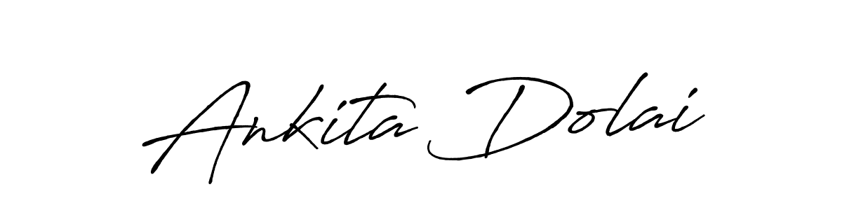 Here are the top 10 professional signature styles for the name Ankita Dolai. These are the best autograph styles you can use for your name. Ankita Dolai signature style 7 images and pictures png