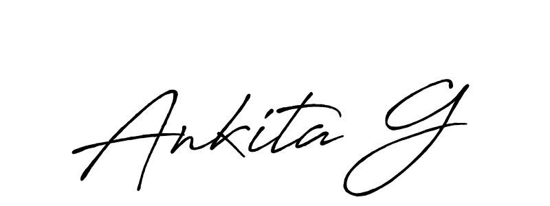 Make a short Ankita G signature style. Manage your documents anywhere anytime using Antro_Vectra_Bolder. Create and add eSignatures, submit forms, share and send files easily. Ankita G signature style 7 images and pictures png