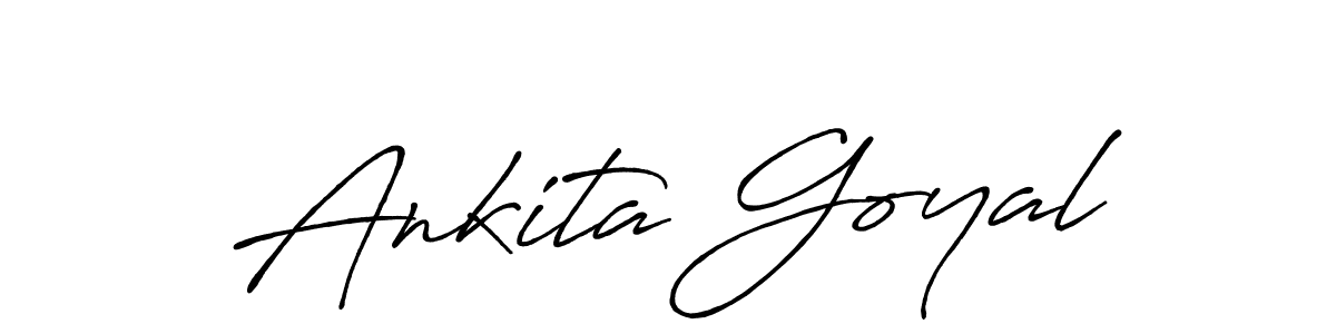 Use a signature maker to create a handwritten signature online. With this signature software, you can design (Antro_Vectra_Bolder) your own signature for name Ankita Goyal. Ankita Goyal signature style 7 images and pictures png