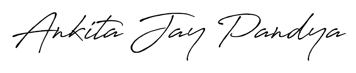 Make your name Ankita Jay Pandya memorable on every contract using Antro_Vectra_Bolder autograph style. Instant transparent background export available. Ankita Jay Pandya signature style 7 images and pictures png
