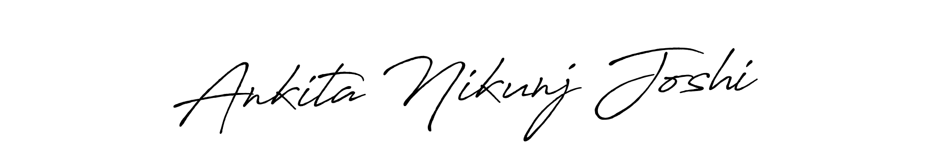 Use a signature maker to create a handwritten signature online. With this signature software, you can design (Antro_Vectra_Bolder) your own signature for name Ankita Nikunj Joshi. Ankita Nikunj Joshi signature style 7 images and pictures png