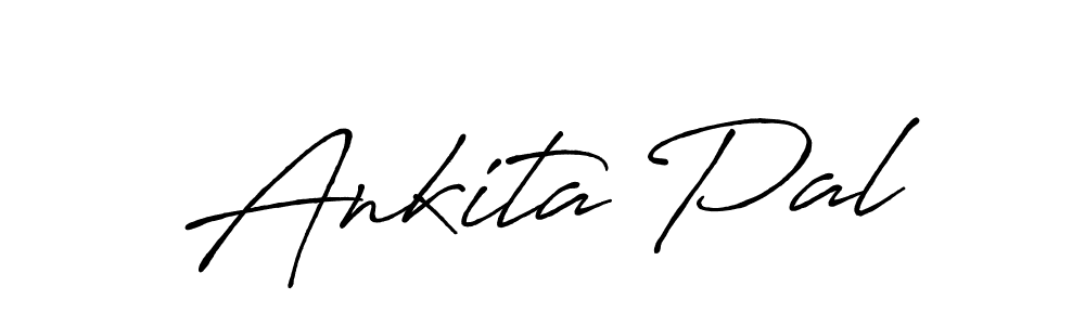 How to make Ankita Pal name signature. Use Antro_Vectra_Bolder style for creating short signs online. This is the latest handwritten sign. Ankita Pal signature style 7 images and pictures png