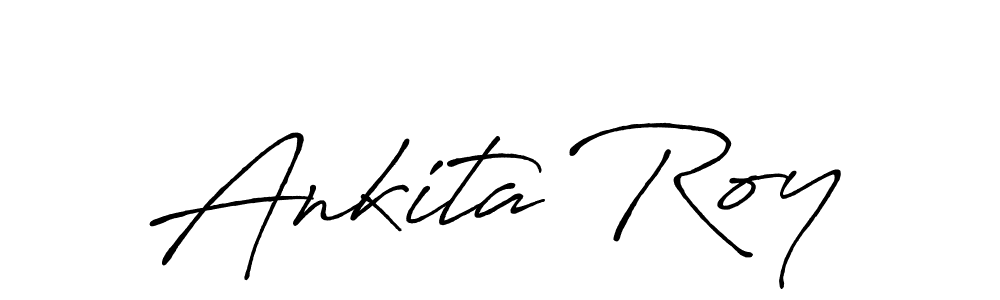 Create a beautiful signature design for name Ankita Roy. With this signature (Antro_Vectra_Bolder) fonts, you can make a handwritten signature for free. Ankita Roy signature style 7 images and pictures png