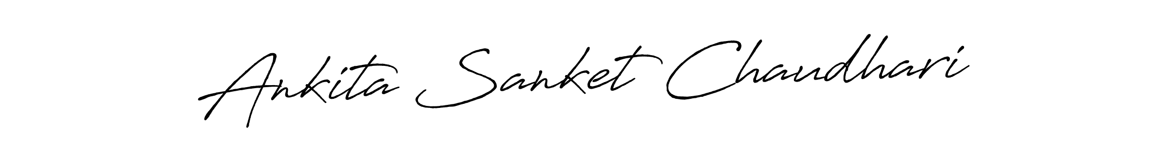 Make a beautiful signature design for name Ankita Sanket Chaudhari. Use this online signature maker to create a handwritten signature for free. Ankita Sanket Chaudhari signature style 7 images and pictures png