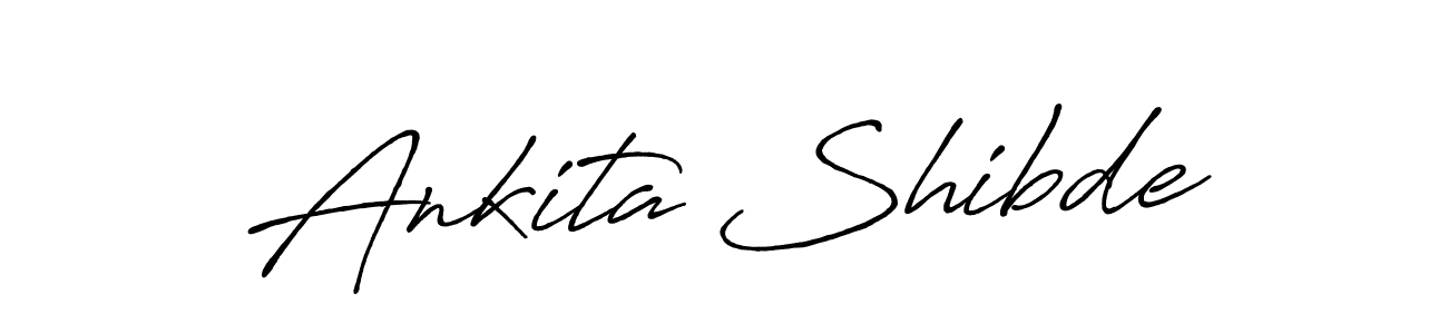 Design your own signature with our free online signature maker. With this signature software, you can create a handwritten (Antro_Vectra_Bolder) signature for name Ankita Shibde. Ankita Shibde signature style 7 images and pictures png