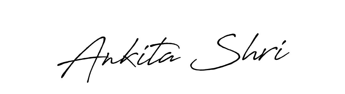 Use a signature maker to create a handwritten signature online. With this signature software, you can design (Antro_Vectra_Bolder) your own signature for name Ankita Shri. Ankita Shri signature style 7 images and pictures png