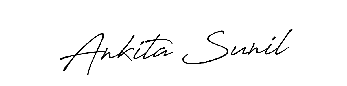 Make a short Ankita Sunil signature style. Manage your documents anywhere anytime using Antro_Vectra_Bolder. Create and add eSignatures, submit forms, share and send files easily. Ankita Sunil signature style 7 images and pictures png