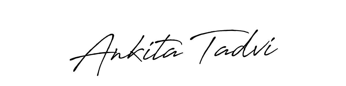 Make a beautiful signature design for name Ankita Tadvi. Use this online signature maker to create a handwritten signature for free. Ankita Tadvi signature style 7 images and pictures png