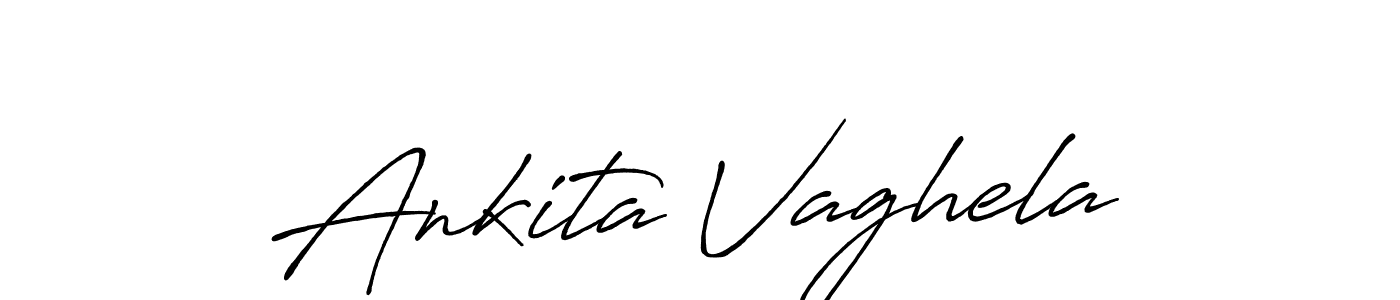 Make a short Ankita Vaghela signature style. Manage your documents anywhere anytime using Antro_Vectra_Bolder. Create and add eSignatures, submit forms, share and send files easily. Ankita Vaghela signature style 7 images and pictures png