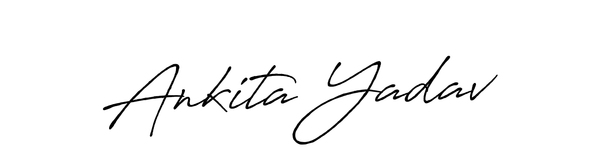 How to make Ankita Yadav signature? Antro_Vectra_Bolder is a professional autograph style. Create handwritten signature for Ankita Yadav name. Ankita Yadav signature style 7 images and pictures png