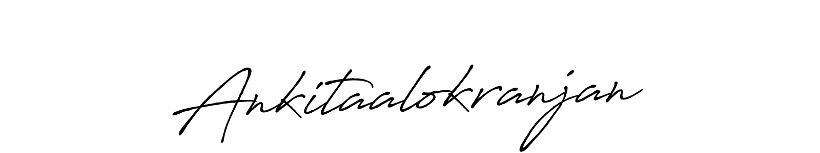 Design your own signature with our free online signature maker. With this signature software, you can create a handwritten (Antro_Vectra_Bolder) signature for name Ankitaalokranjan. Ankitaalokranjan signature style 7 images and pictures png