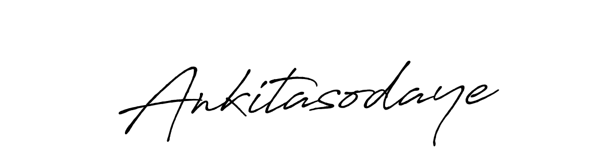 How to make Ankitasodaye name signature. Use Antro_Vectra_Bolder style for creating short signs online. This is the latest handwritten sign. Ankitasodaye signature style 7 images and pictures png