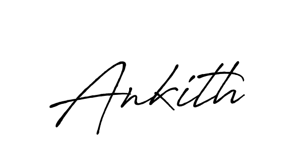 How to make Ankith signature? Antro_Vectra_Bolder is a professional autograph style. Create handwritten signature for Ankith name. Ankith signature style 7 images and pictures png