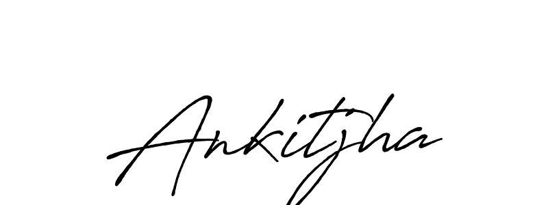 Create a beautiful signature design for name Ankitjha. With this signature (Antro_Vectra_Bolder) fonts, you can make a handwritten signature for free. Ankitjha signature style 7 images and pictures png