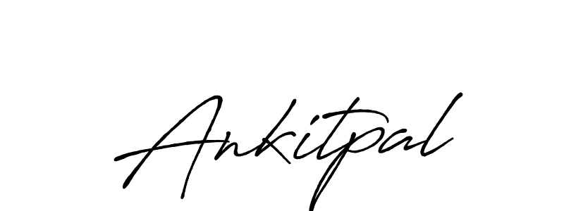 Also we have Ankitpal name is the best signature style. Create professional handwritten signature collection using Antro_Vectra_Bolder autograph style. Ankitpal signature style 7 images and pictures png