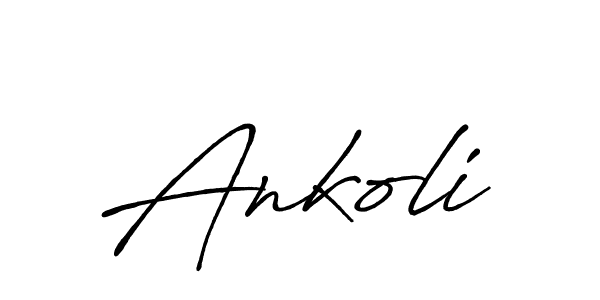 Once you've used our free online signature maker to create your best signature Antro_Vectra_Bolder style, it's time to enjoy all of the benefits that Ankoli name signing documents. Ankoli signature style 7 images and pictures png