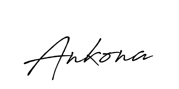 How to make Ankona signature? Antro_Vectra_Bolder is a professional autograph style. Create handwritten signature for Ankona name. Ankona signature style 7 images and pictures png