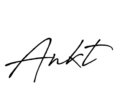 How to make Ankt name signature. Use Antro_Vectra_Bolder style for creating short signs online. This is the latest handwritten sign. Ankt signature style 7 images and pictures png
