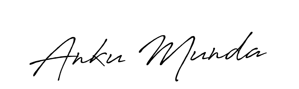 Once you've used our free online signature maker to create your best signature Antro_Vectra_Bolder style, it's time to enjoy all of the benefits that Anku Munda name signing documents. Anku Munda signature style 7 images and pictures png