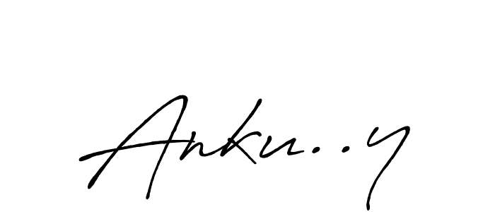 Create a beautiful signature design for name Anku..y. With this signature (Antro_Vectra_Bolder) fonts, you can make a handwritten signature for free. Anku..y signature style 7 images and pictures png