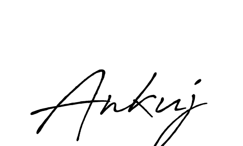 How to make Ankuj name signature. Use Antro_Vectra_Bolder style for creating short signs online. This is the latest handwritten sign. Ankuj signature style 7 images and pictures png