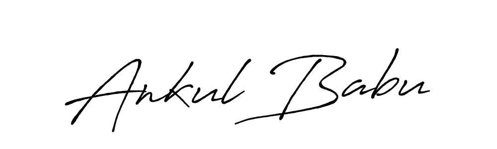 Create a beautiful signature design for name Ankul Babu. With this signature (Antro_Vectra_Bolder) fonts, you can make a handwritten signature for free. Ankul Babu signature style 7 images and pictures png