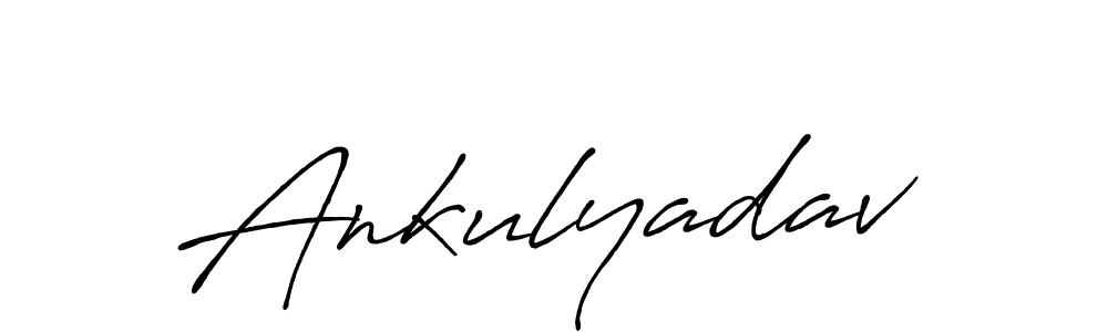 Design your own signature with our free online signature maker. With this signature software, you can create a handwritten (Antro_Vectra_Bolder) signature for name Ankulyadav. Ankulyadav signature style 7 images and pictures png