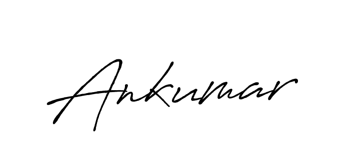 Use a signature maker to create a handwritten signature online. With this signature software, you can design (Antro_Vectra_Bolder) your own signature for name Ankumar. Ankumar signature style 7 images and pictures png