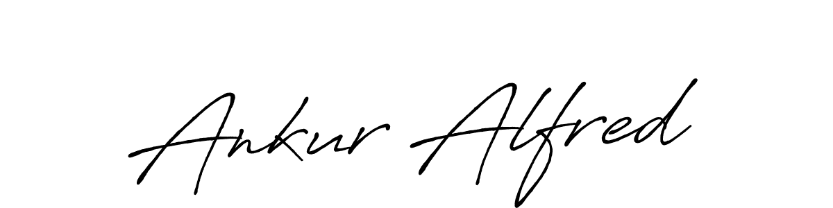 How to make Ankur Alfred signature? Antro_Vectra_Bolder is a professional autograph style. Create handwritten signature for Ankur Alfred name. Ankur Alfred signature style 7 images and pictures png