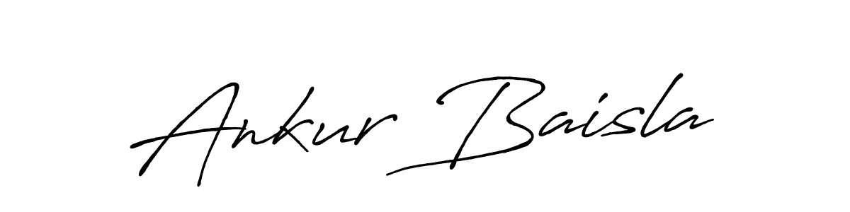 Create a beautiful signature design for name Ankur Baisla. With this signature (Antro_Vectra_Bolder) fonts, you can make a handwritten signature for free. Ankur Baisla signature style 7 images and pictures png