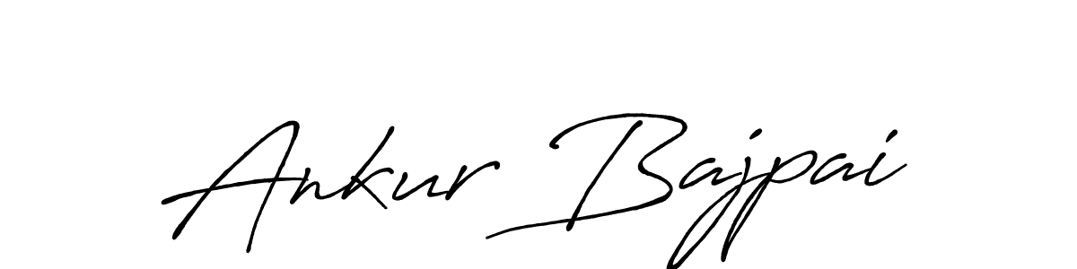 Also we have Ankur Bajpai name is the best signature style. Create professional handwritten signature collection using Antro_Vectra_Bolder autograph style. Ankur Bajpai signature style 7 images and pictures png