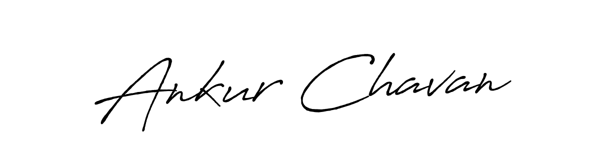 Use a signature maker to create a handwritten signature online. With this signature software, you can design (Antro_Vectra_Bolder) your own signature for name Ankur Chavan. Ankur Chavan signature style 7 images and pictures png