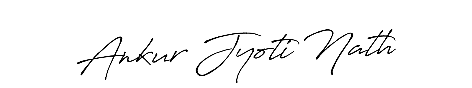 Ankur Jyoti Nath stylish signature style. Best Handwritten Sign (Antro_Vectra_Bolder) for my name. Handwritten Signature Collection Ideas for my name Ankur Jyoti Nath. Ankur Jyoti Nath signature style 7 images and pictures png