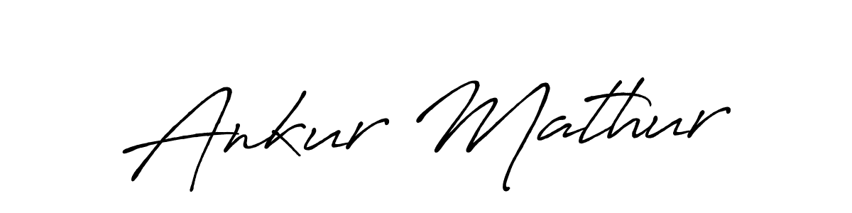The best way (Antro_Vectra_Bolder) to make a short signature is to pick only two or three words in your name. The name Ankur Mathur include a total of six letters. For converting this name. Ankur Mathur signature style 7 images and pictures png