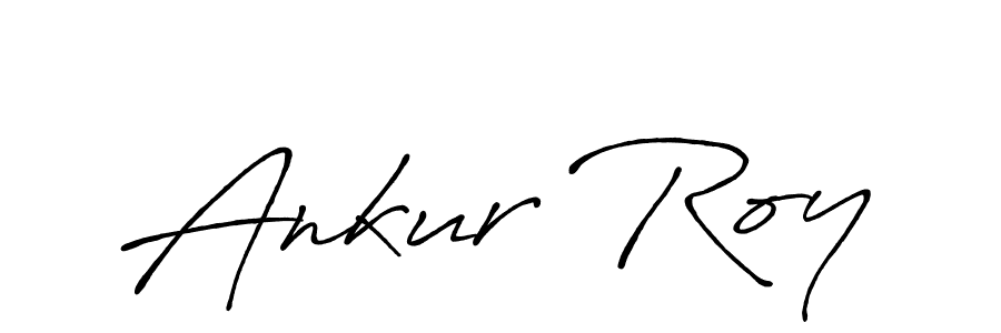 Create a beautiful signature design for name Ankur Roy. With this signature (Antro_Vectra_Bolder) fonts, you can make a handwritten signature for free. Ankur Roy signature style 7 images and pictures png