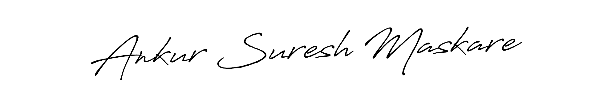 How to make Ankur Suresh Maskare signature? Antro_Vectra_Bolder is a professional autograph style. Create handwritten signature for Ankur Suresh Maskare name. Ankur Suresh Maskare signature style 7 images and pictures png