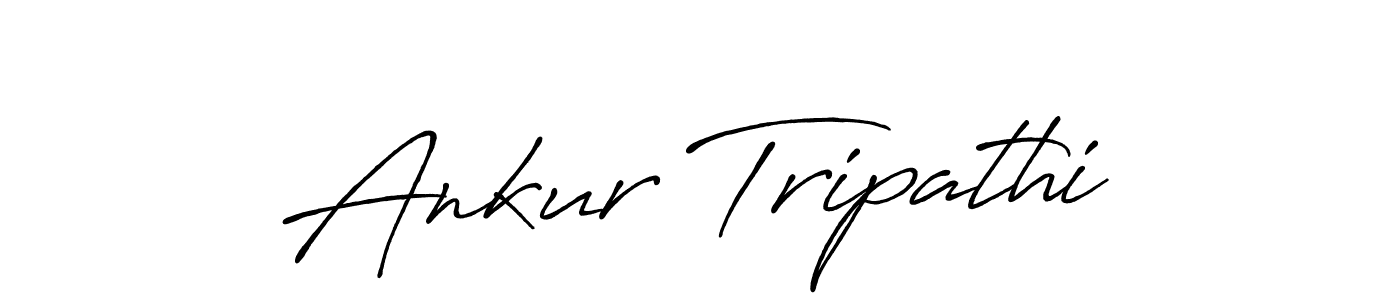 Also we have Ankur Tripathi name is the best signature style. Create professional handwritten signature collection using Antro_Vectra_Bolder autograph style. Ankur Tripathi signature style 7 images and pictures png