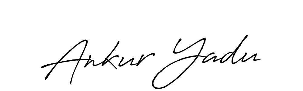 Once you've used our free online signature maker to create your best signature Antro_Vectra_Bolder style, it's time to enjoy all of the benefits that Ankur Yadu name signing documents. Ankur Yadu signature style 7 images and pictures png