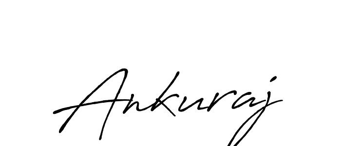 Use a signature maker to create a handwritten signature online. With this signature software, you can design (Antro_Vectra_Bolder) your own signature for name Ankuraj. Ankuraj signature style 7 images and pictures png
