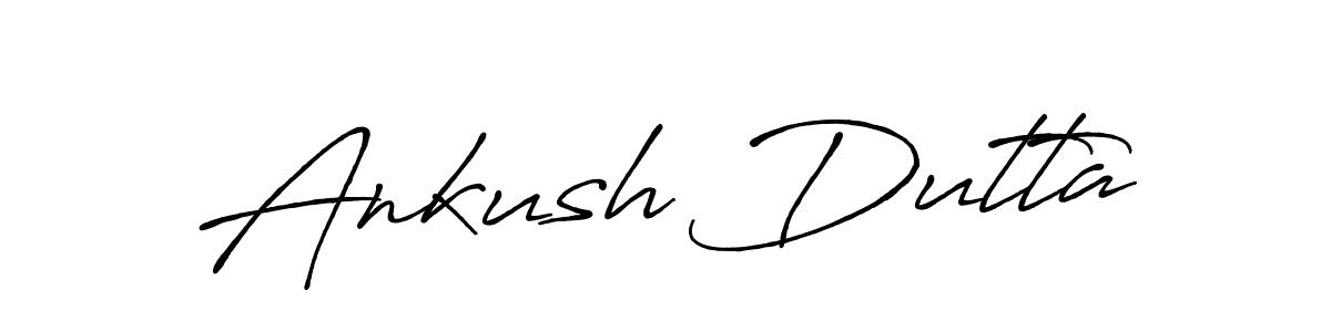 Create a beautiful signature design for name Ankush Dutta. With this signature (Antro_Vectra_Bolder) fonts, you can make a handwritten signature for free. Ankush Dutta signature style 7 images and pictures png