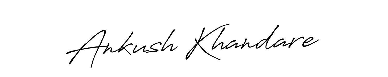 It looks lik you need a new signature style for name Ankush Khandare. Design unique handwritten (Antro_Vectra_Bolder) signature with our free signature maker in just a few clicks. Ankush Khandare signature style 7 images and pictures png