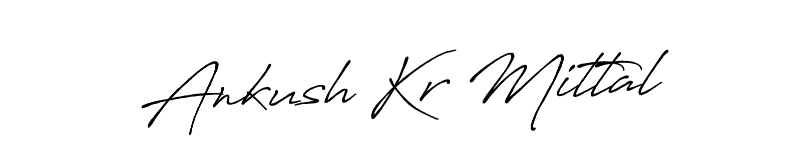 Also we have Ankush Kr Mittal name is the best signature style. Create professional handwritten signature collection using Antro_Vectra_Bolder autograph style. Ankush Kr Mittal signature style 7 images and pictures png