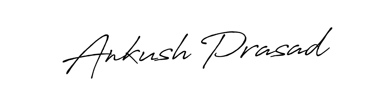 Create a beautiful signature design for name Ankush Prasad. With this signature (Antro_Vectra_Bolder) fonts, you can make a handwritten signature for free. Ankush Prasad signature style 7 images and pictures png