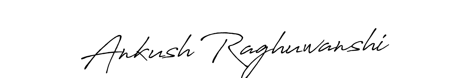 How to make Ankush Raghuwanshi signature? Antro_Vectra_Bolder is a professional autograph style. Create handwritten signature for Ankush Raghuwanshi name. Ankush Raghuwanshi signature style 7 images and pictures png