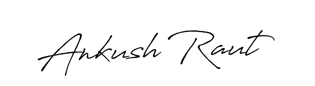 The best way (Antro_Vectra_Bolder) to make a short signature is to pick only two or three words in your name. The name Ankush Raut include a total of six letters. For converting this name. Ankush Raut signature style 7 images and pictures png