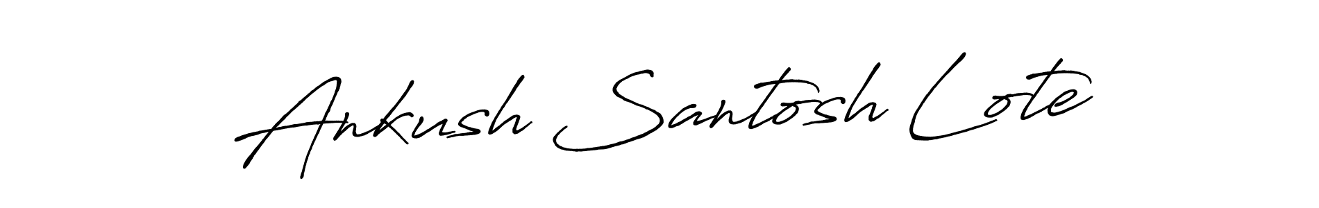 Antro_Vectra_Bolder is a professional signature style that is perfect for those who want to add a touch of class to their signature. It is also a great choice for those who want to make their signature more unique. Get Ankush Santosh Lote name to fancy signature for free. Ankush Santosh Lote signature style 7 images and pictures png