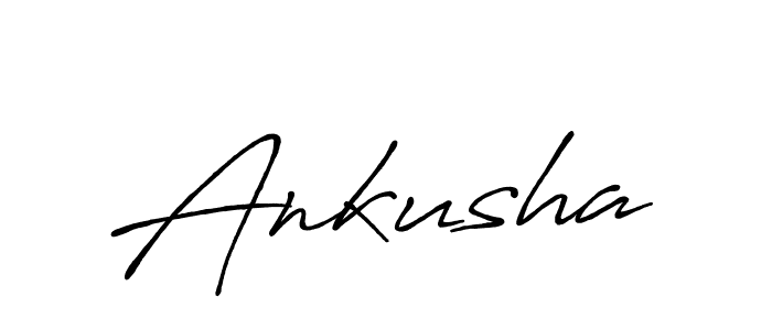 Similarly Antro_Vectra_Bolder is the best handwritten signature design. Signature creator online .You can use it as an online autograph creator for name Ankusha. Ankusha signature style 7 images and pictures png